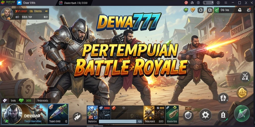 Gameplay seru DEWA777 di arena Battle Royale yang menegangkan.