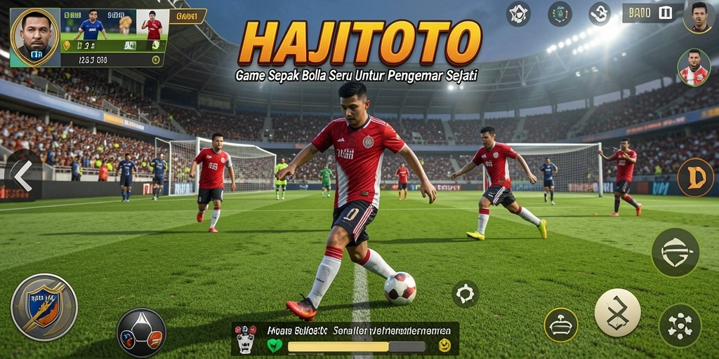 Tampilan gameplay seru dari HAJITOTO saat bertanding di lapangan.