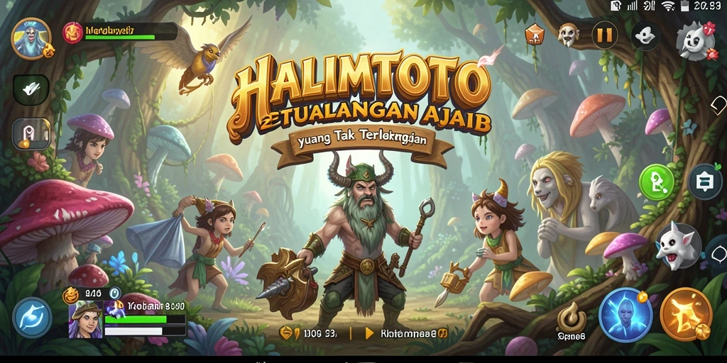 Tampilan gameplay HALIMTOTO yang menampilkan aksi mendebarkan.