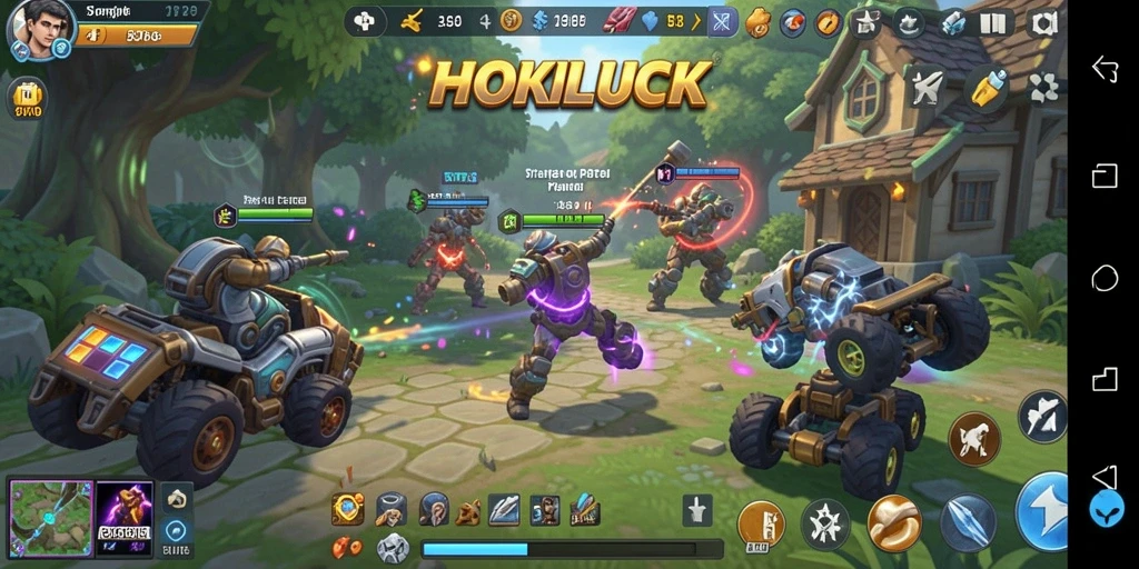Tampilan gameplay HOKILUCK yang seru dan menantang.