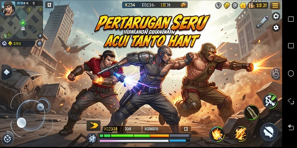 Tampilan aksi mendebarkan K234 dalam gameplay penuh ketegangan.