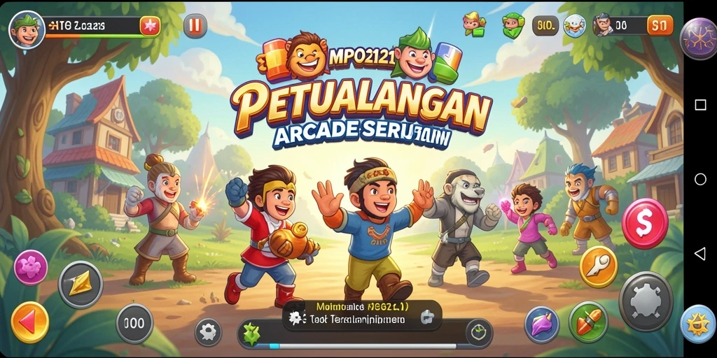 Tampilan mendebarkan dari gameplay MPO2121 penuh aksi dan warna.