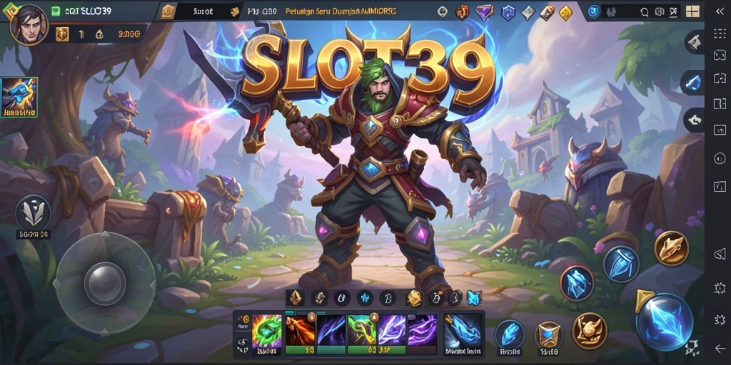 Tampilan visual menakjubkan dari gameplay SLOT39 yang imersif.