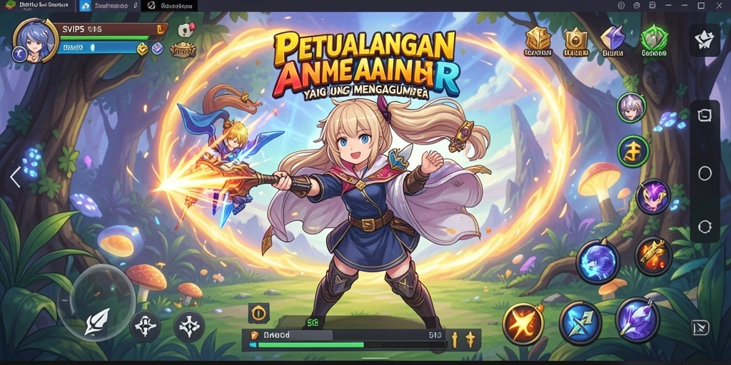 Tampilan menakjubkan dari gameplay SVIP5 di dunia anime.