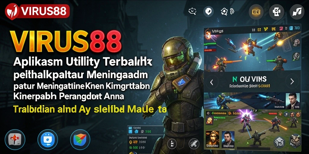Tampilan antarmuka VIRUS88 yang intuitif dan mudah digunakan.